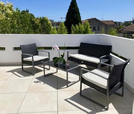 Appartement Terrasse Panoramique Hopitaux Et Facultes Montpellier Kültér fotó