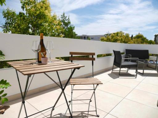 Appartement Terrasse Panoramique Hopitaux Et Facultes Montpellier Kültér fotó